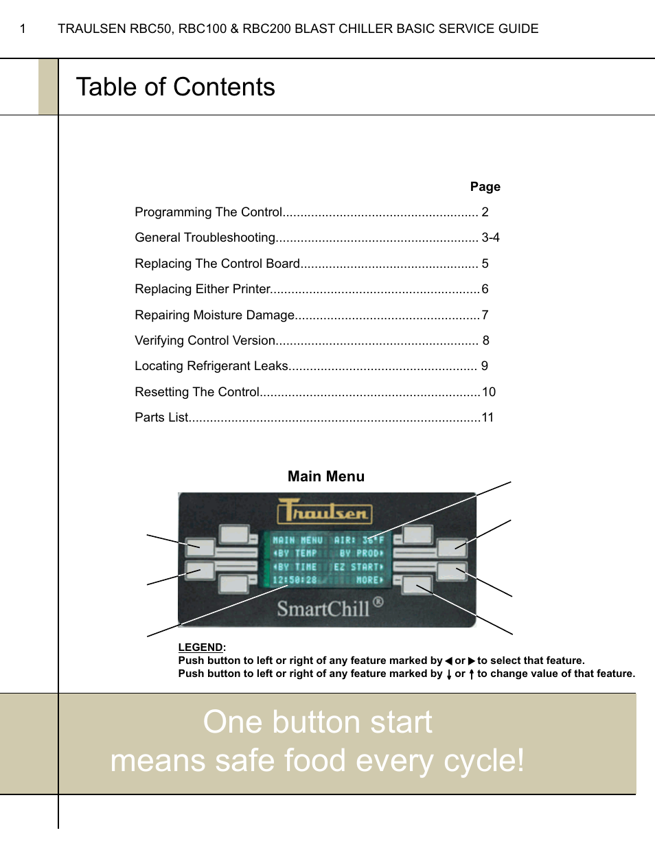 Traulsen RBC100  EN User Manual | Page 2 / 12