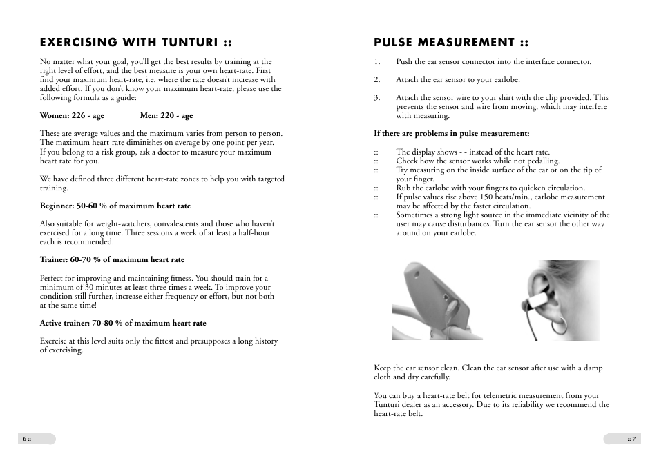 Tunturi E3 User Manual | Page 4 / 9