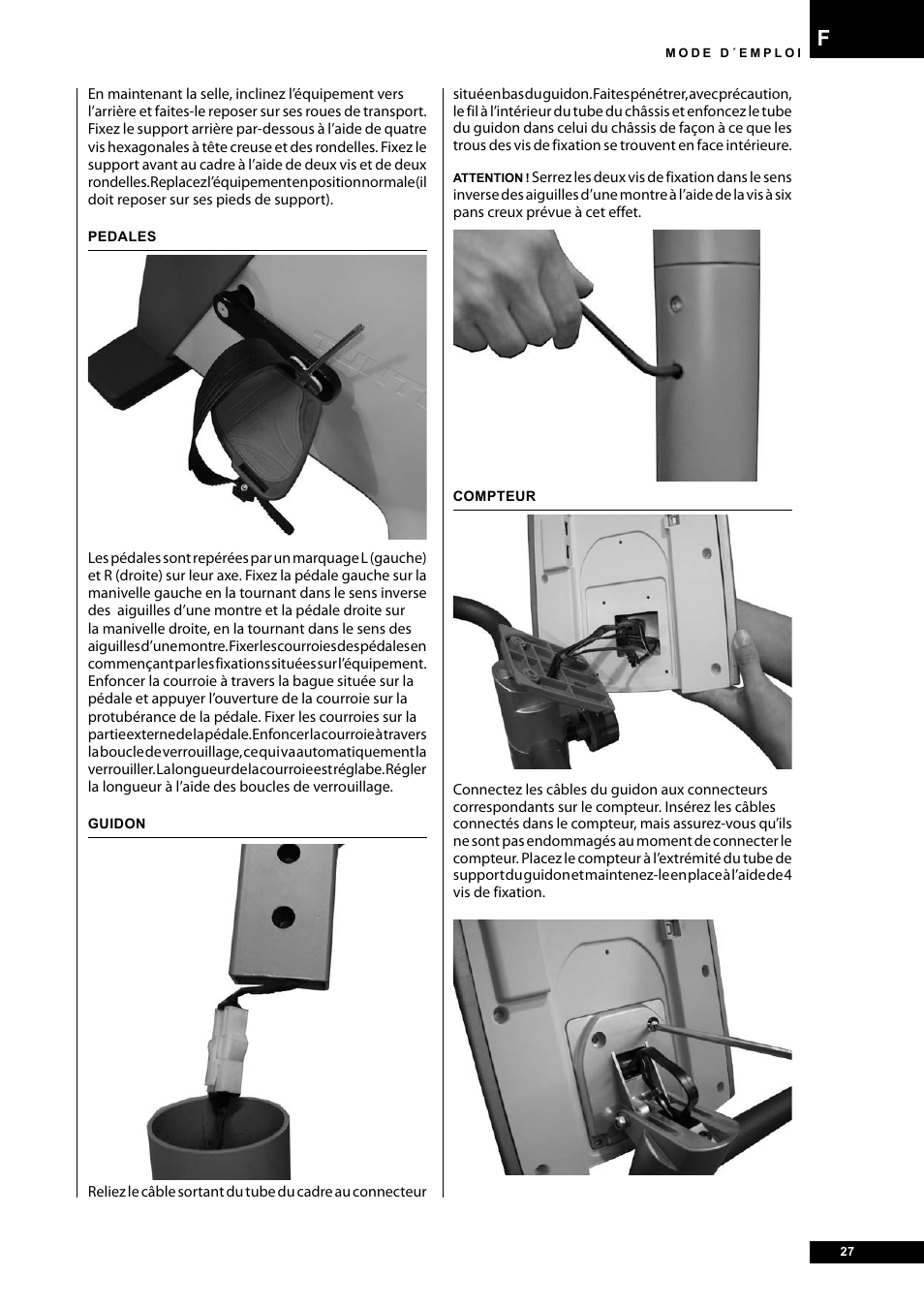 Tunturi E40 User Manual | Page 27 / 96