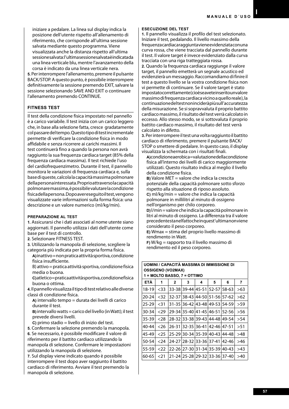 Tunturi E40 User Manual | Page 57 / 96
