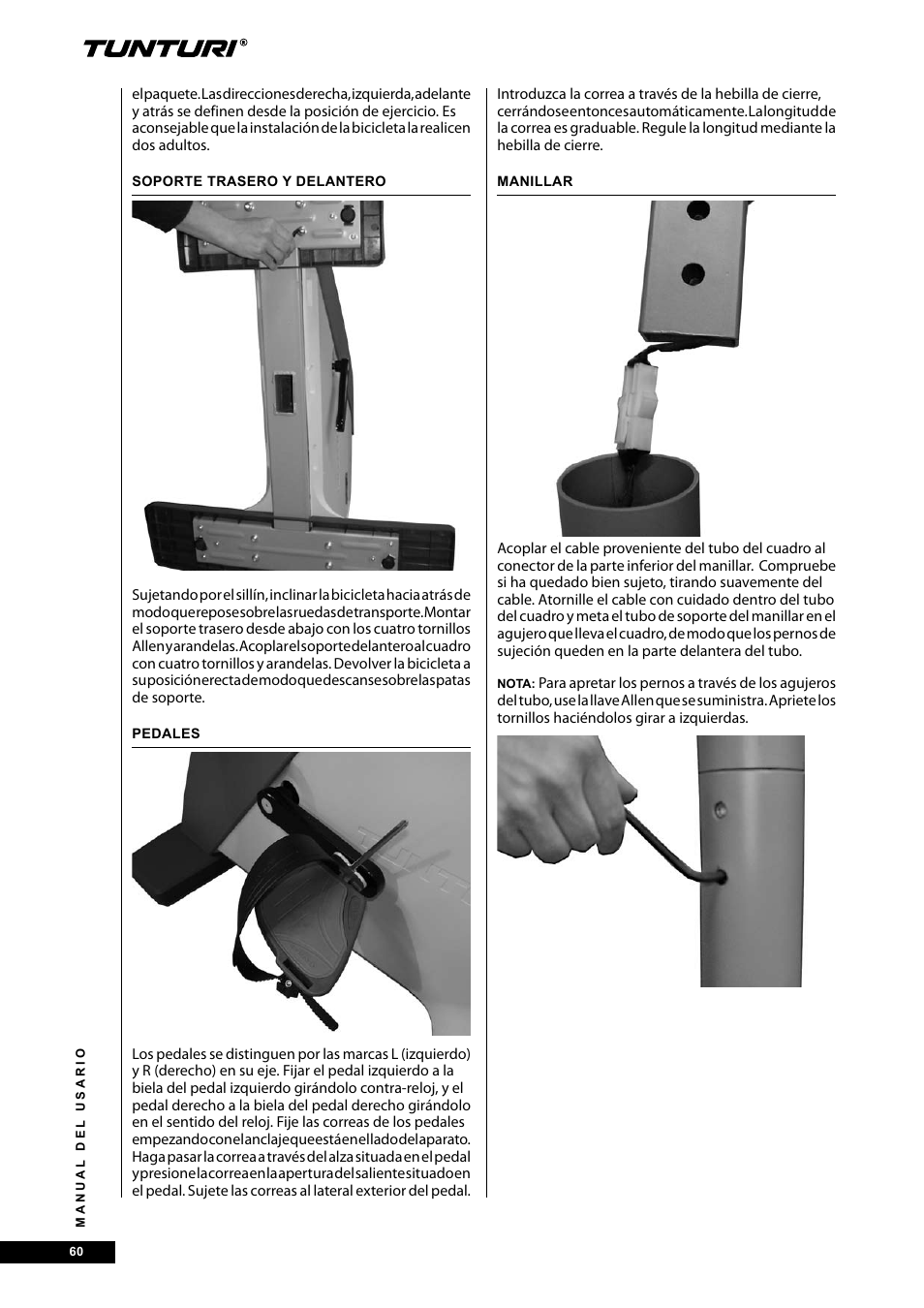 Tunturi E40 User Manual | Page 60 / 96