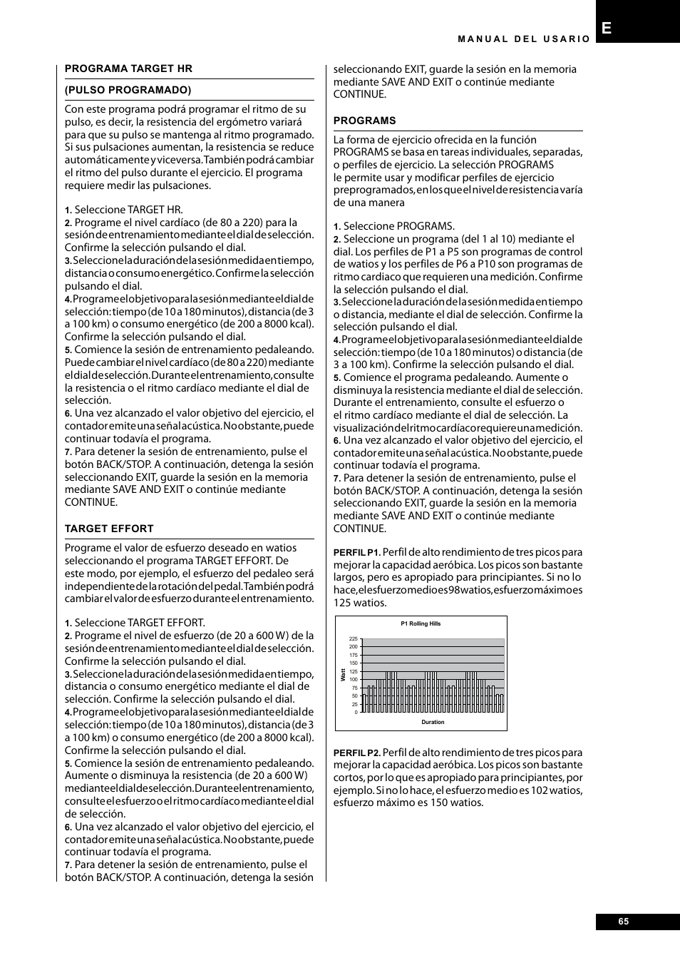 Tunturi E40 User Manual | Page 65 / 96