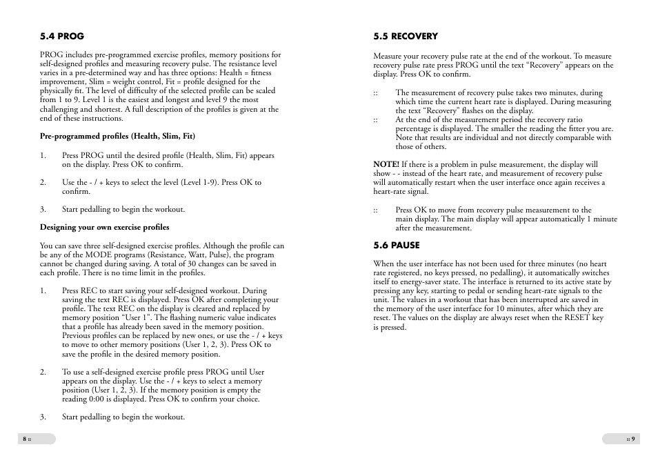 Tunturi Alpha 150 User Manual | Page 5 / 7