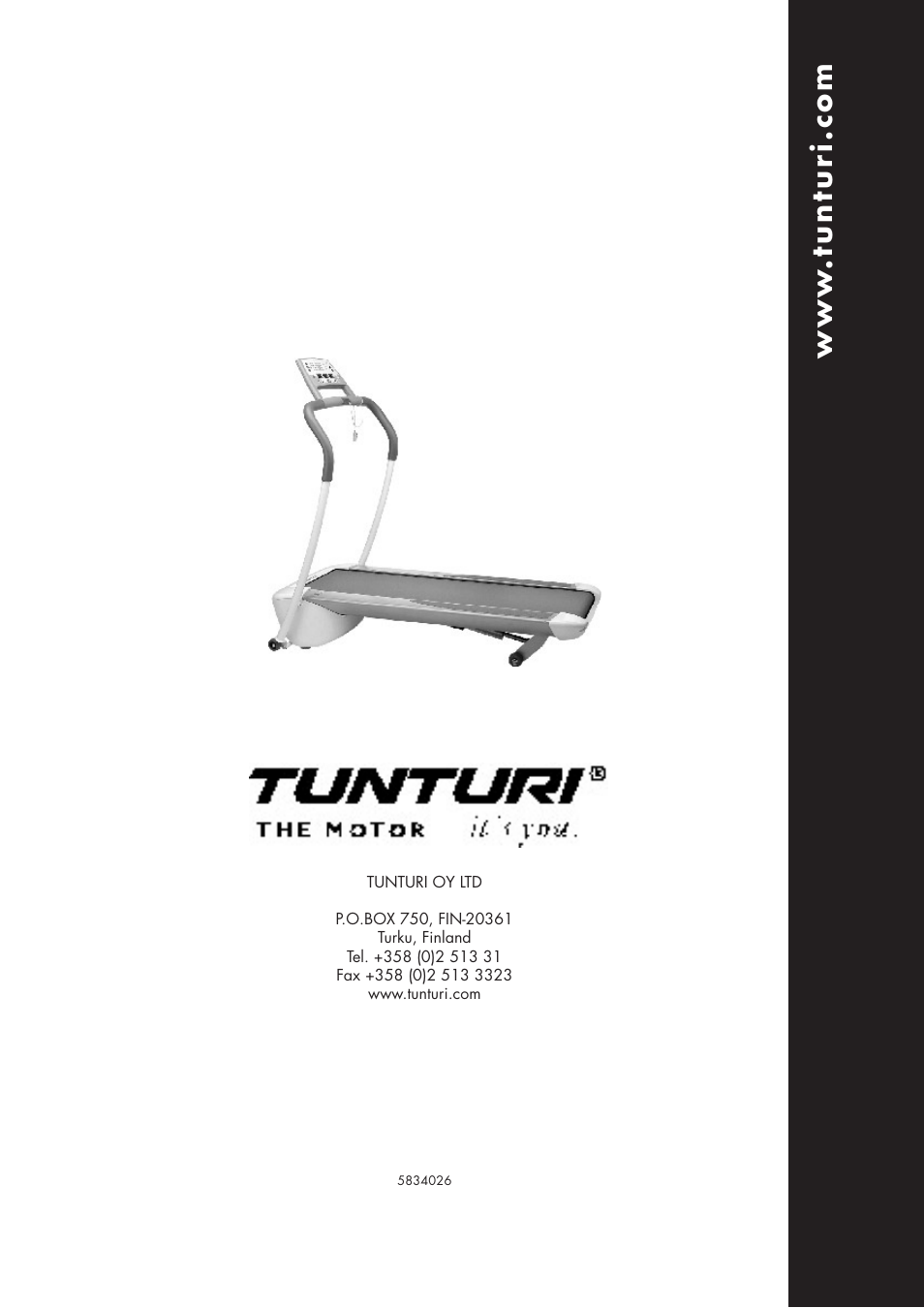 W.t u n tu ri .c o m | Tunturi J7F User Manual | Page 72 / 72