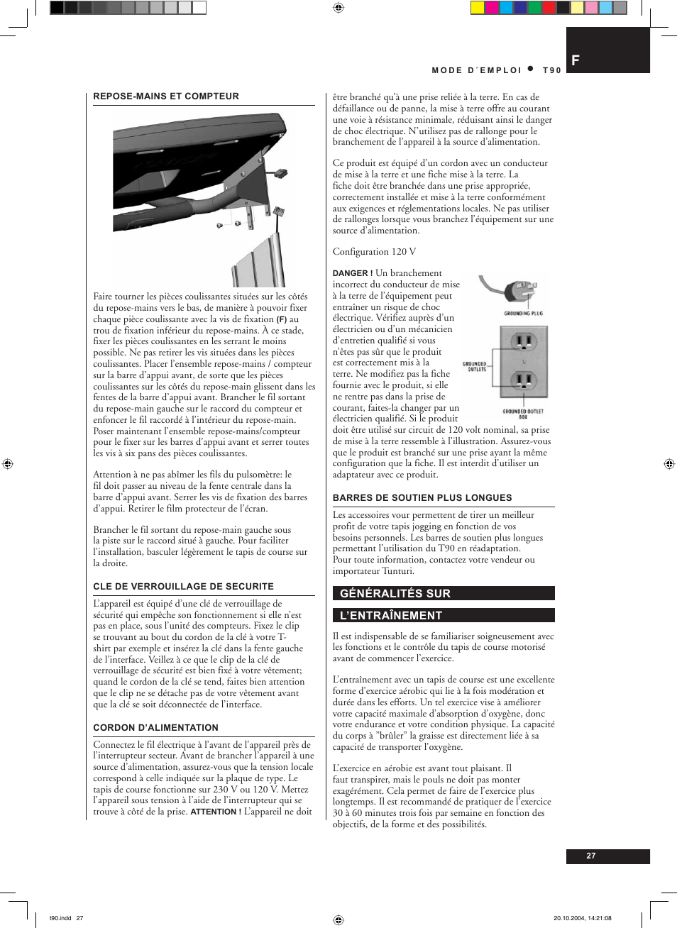 Tunturi T90 User Manual | Page 27 / 98