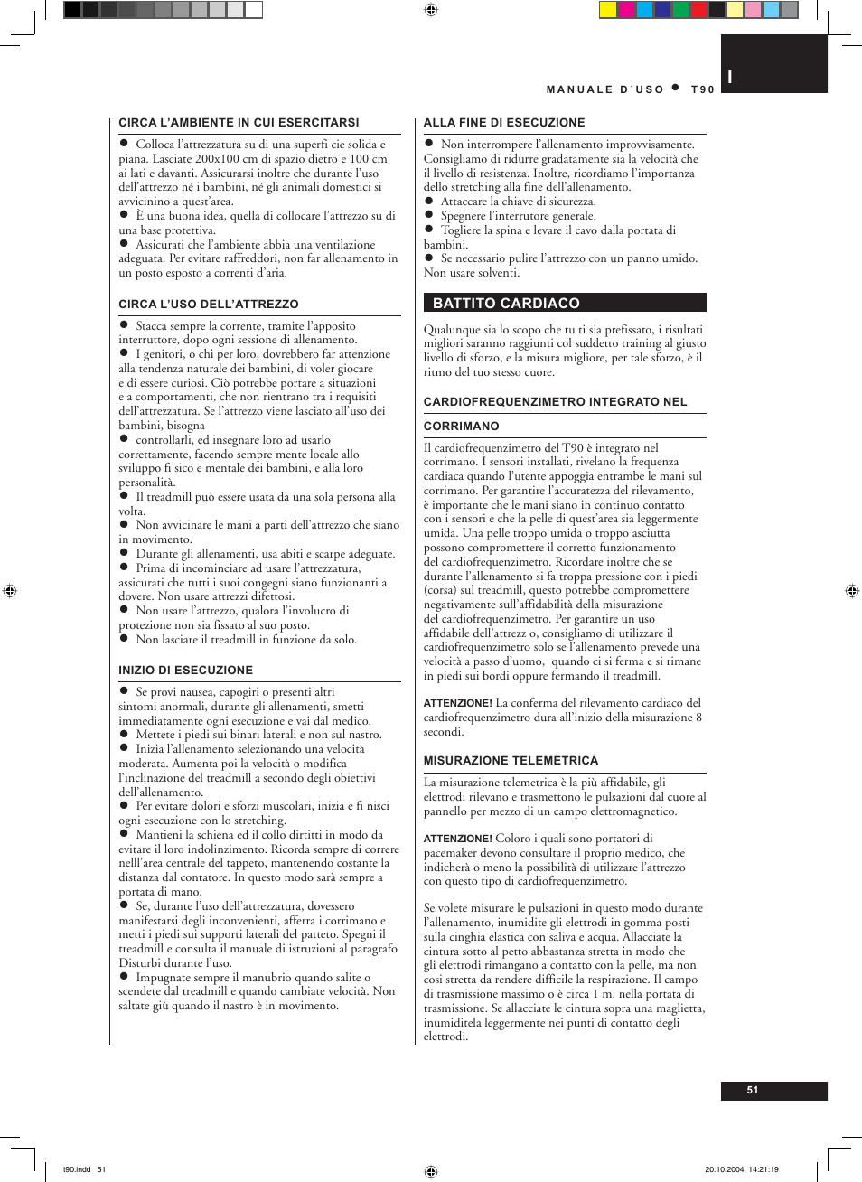 Tunturi T90 User Manual | Page 51 / 98