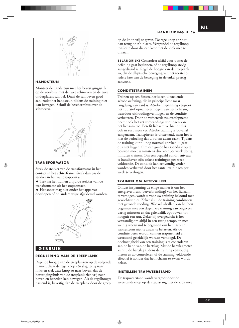 Tunturi C6 User Manual | Page 39 / 60