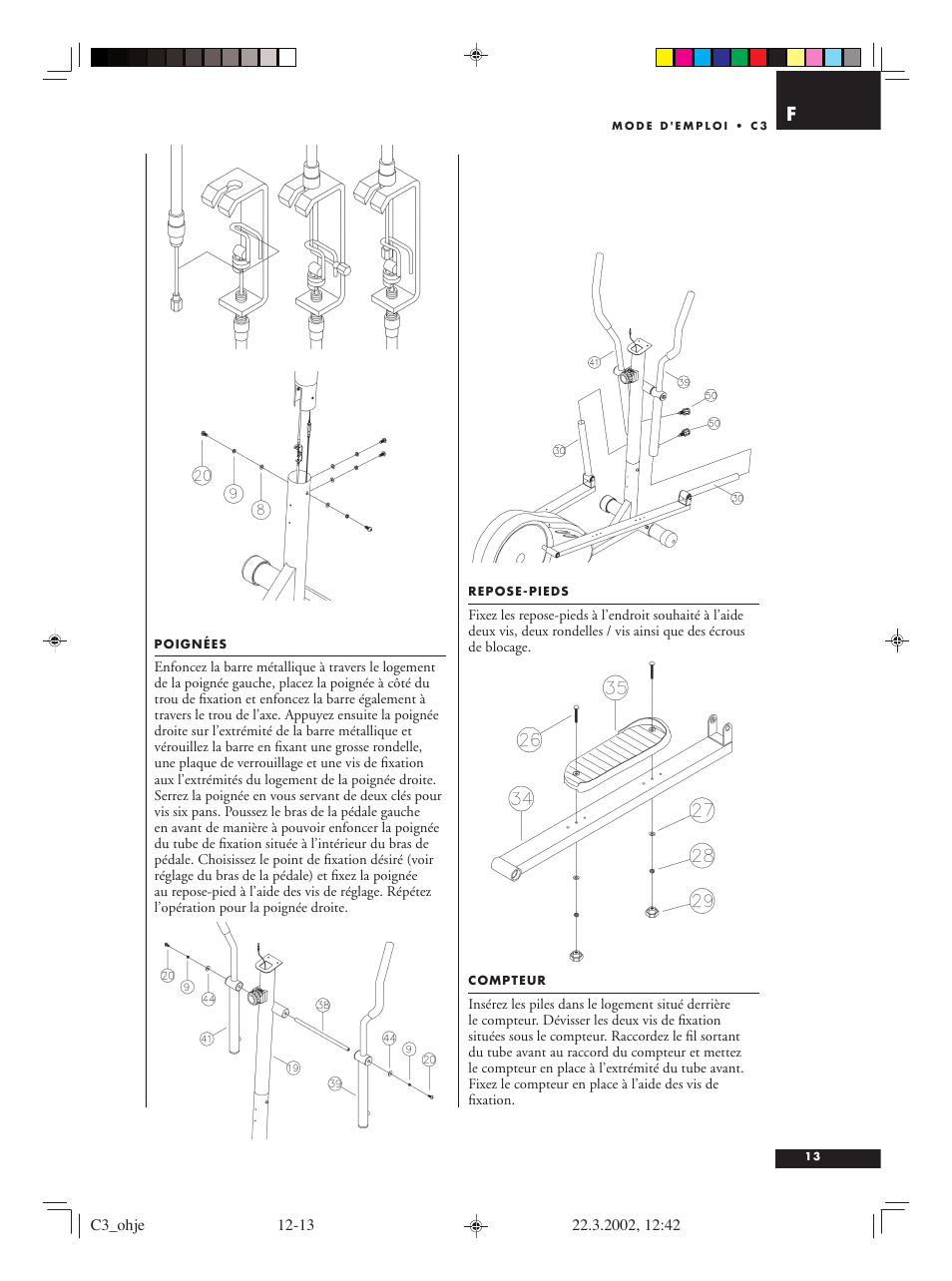 Tunturi C3 User Manual | Page 13 / 42