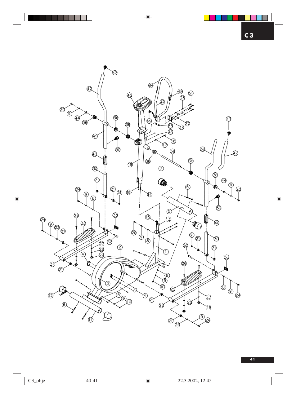 Tunturi C3 User Manual | Page 41 / 42