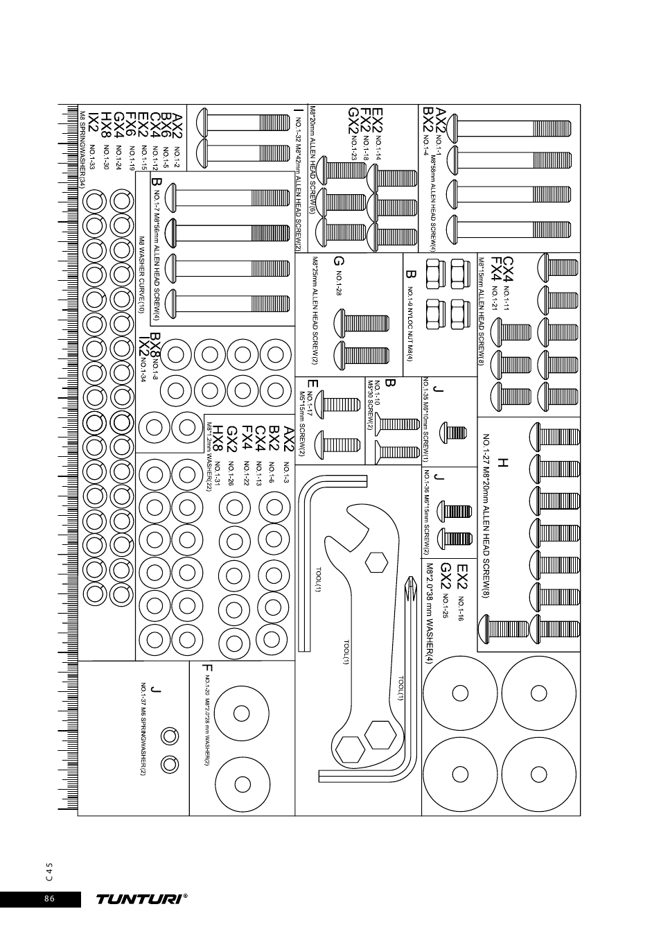 Tunturi C45 User Manual | Page 86 / 96