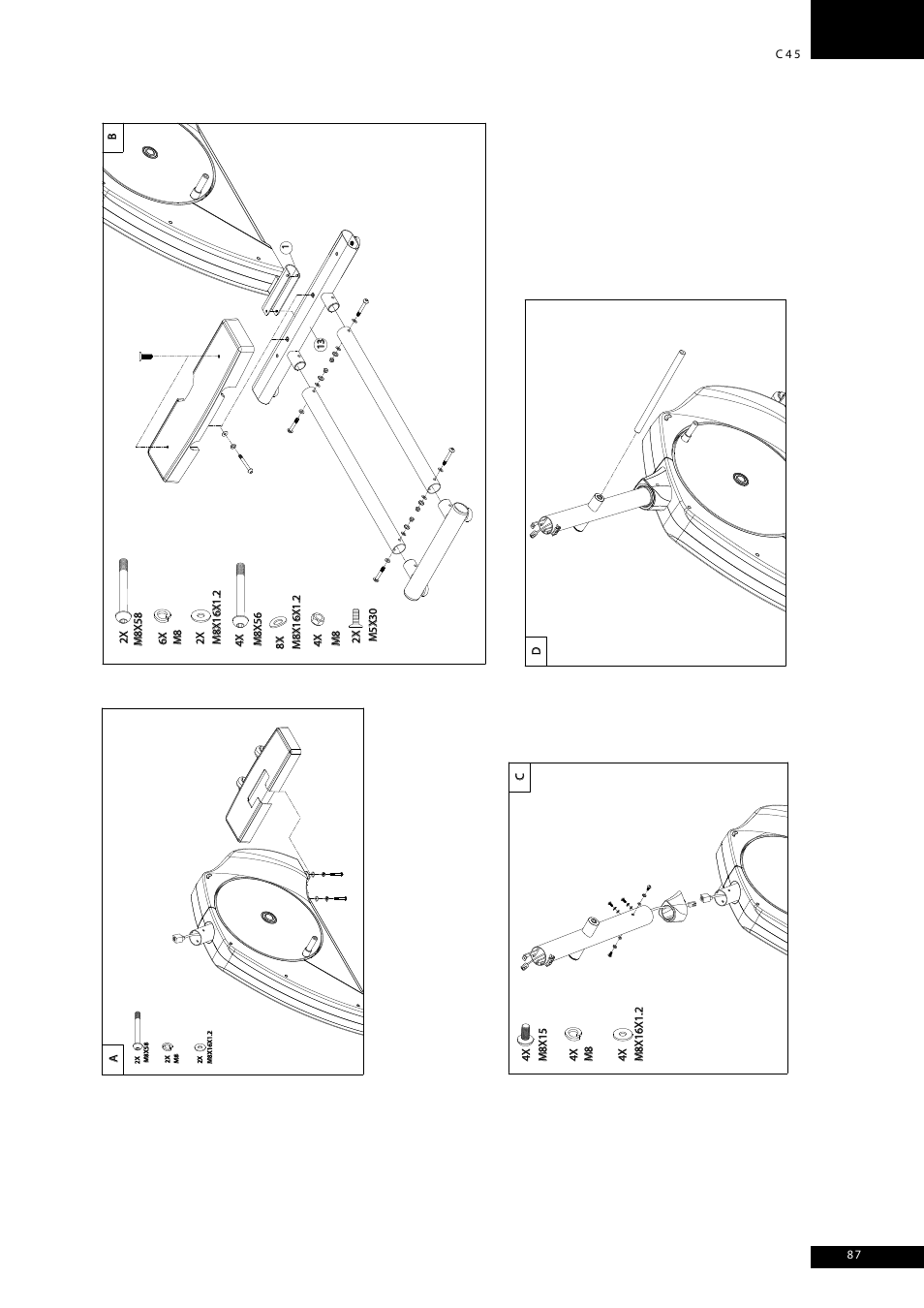 Tunturi C45 User Manual | Page 87 / 96