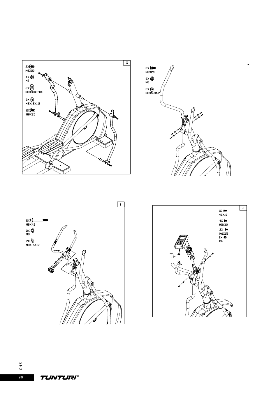 Tunturi C45 User Manual | Page 90 / 96