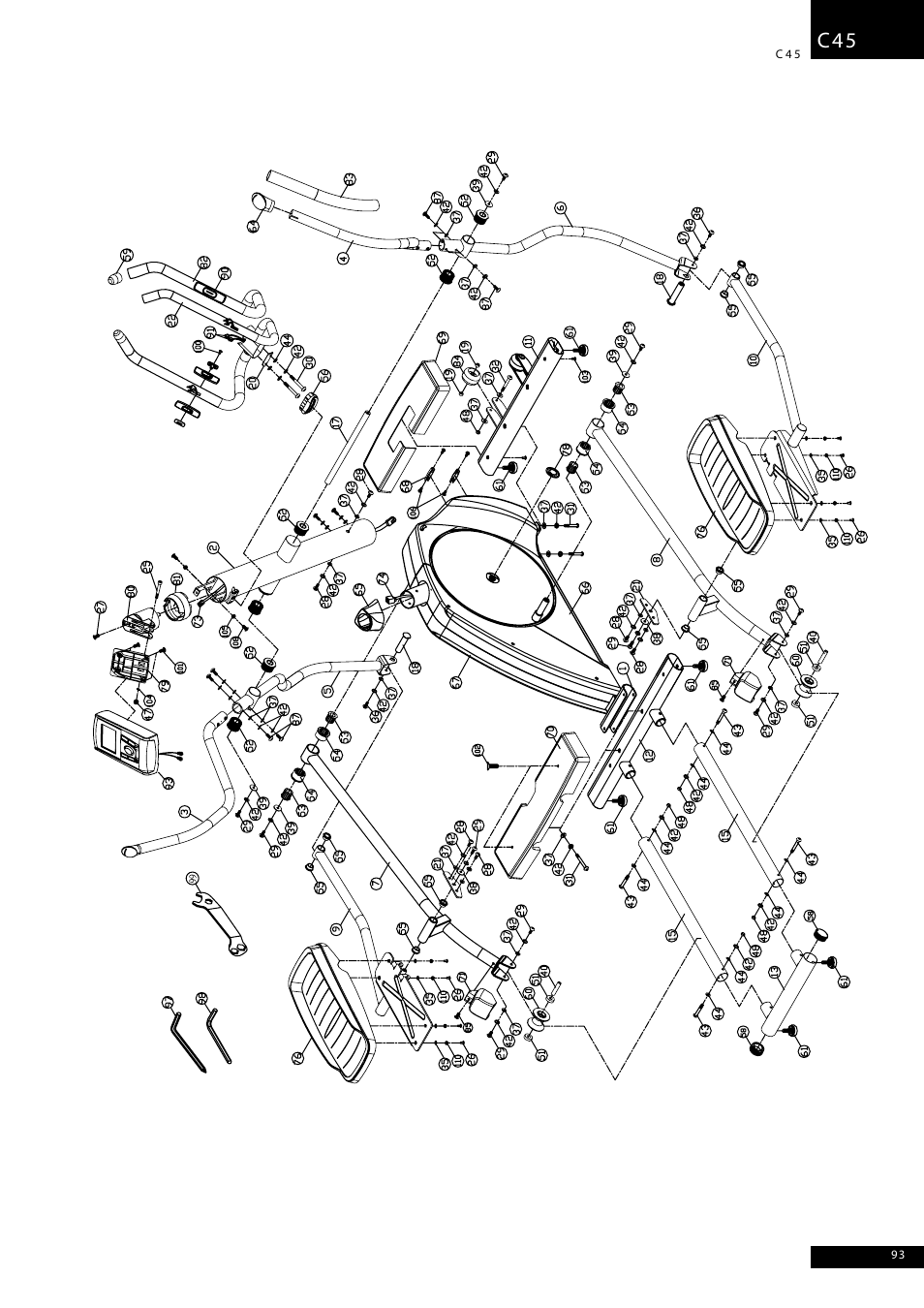 Tunturi C45 User Manual | Page 93 / 96