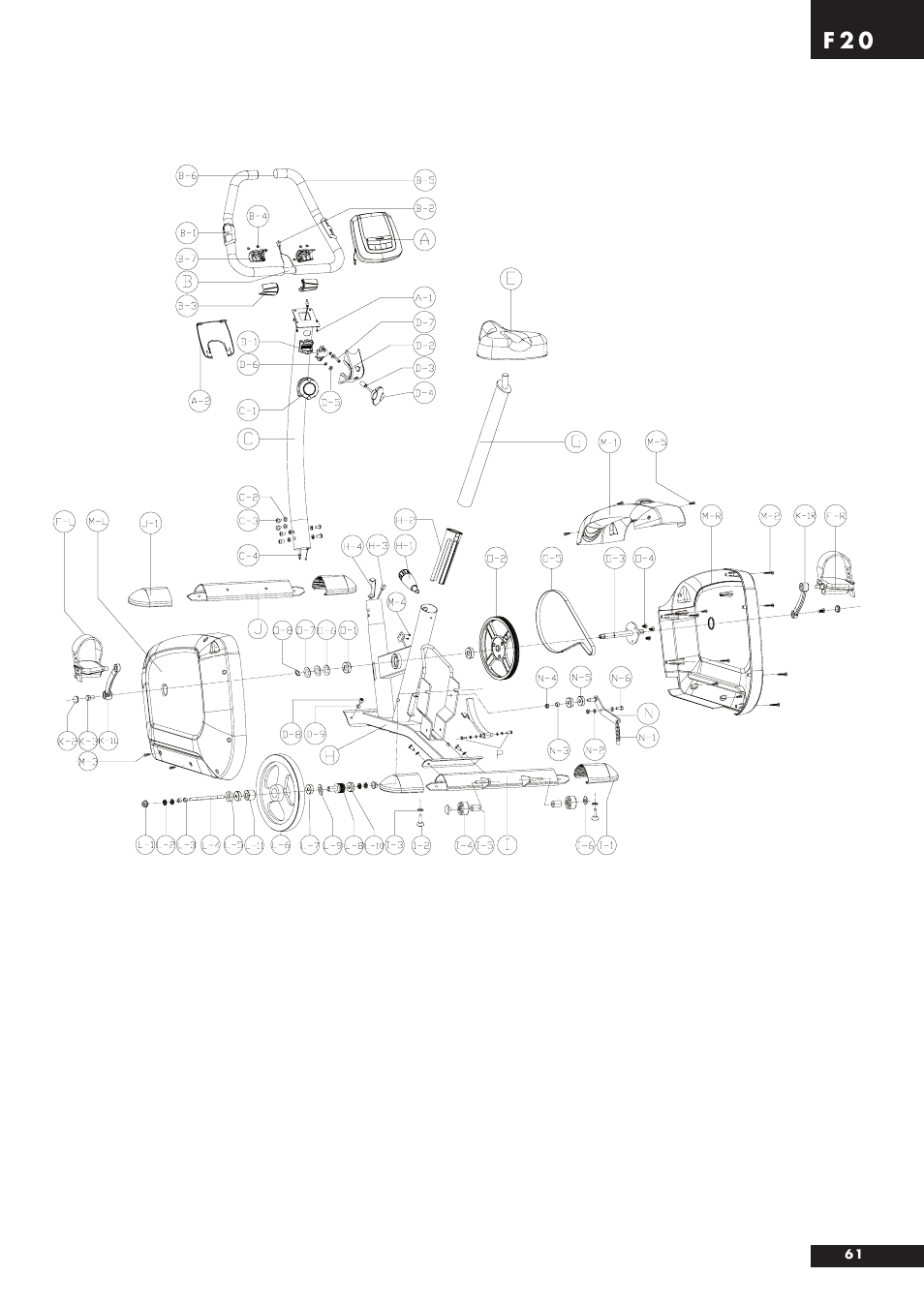 F 2 0 | Tunturi F20 User Manual | Page 60 / 61
