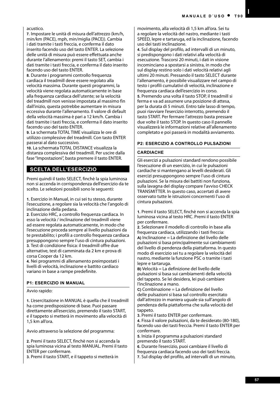 Tunturi T90 Rehab User Manual | Page 57 / 104