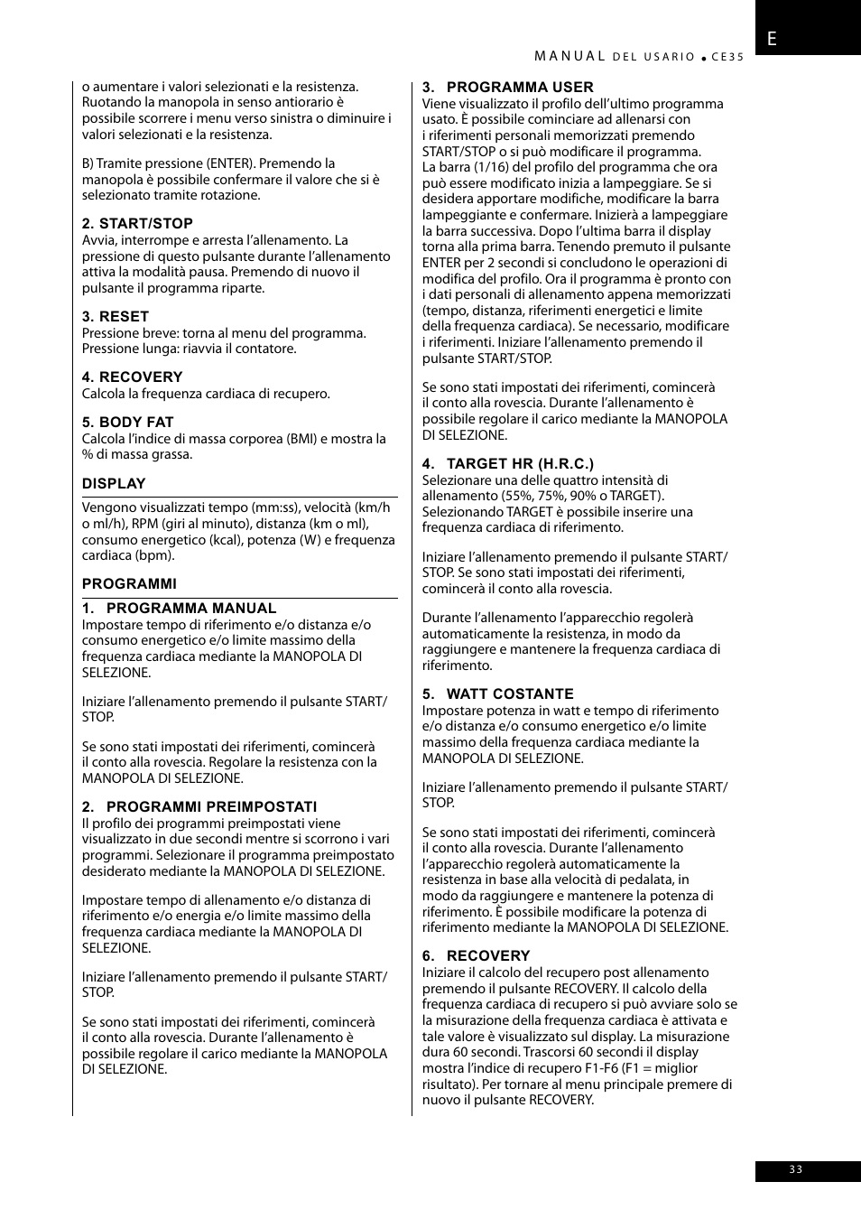 Tunturi CE35 User Manual | Page 33 / 66