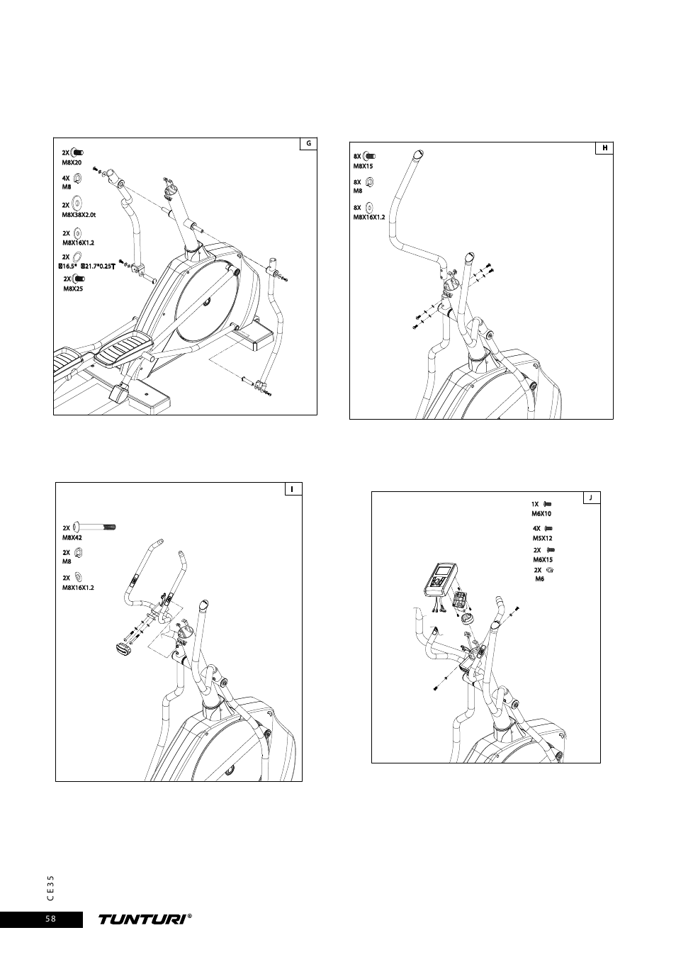 Tunturi CE35 User Manual | Page 58 / 66