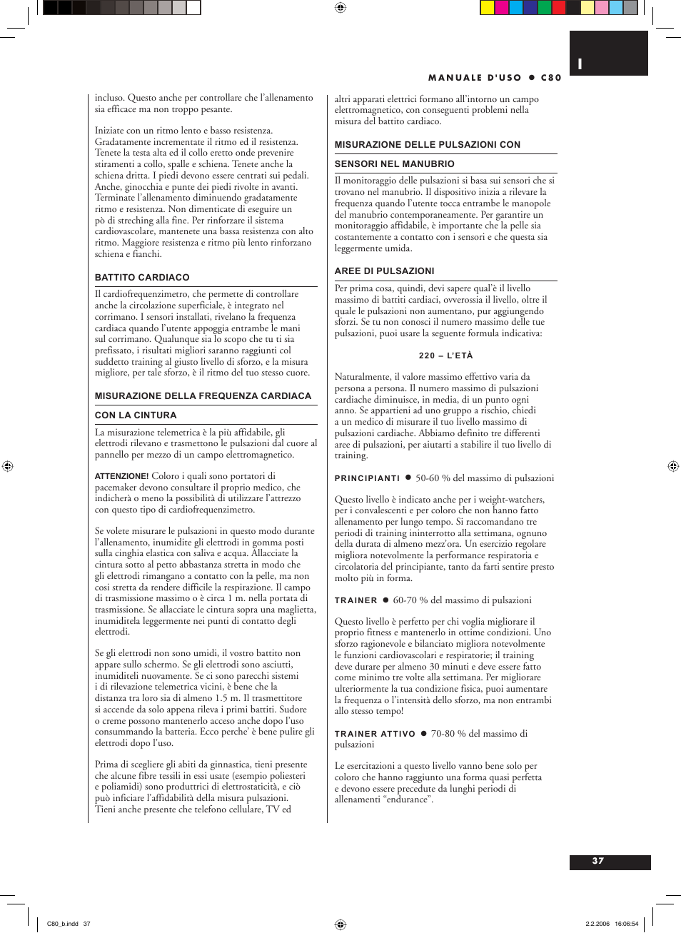 Tunturi C80 User Manual | Page 37 / 70