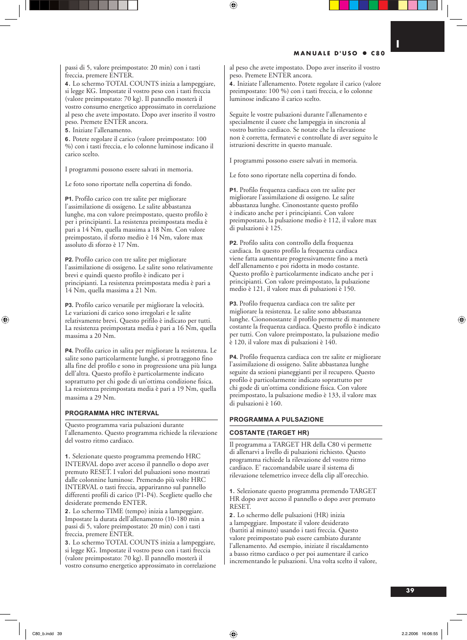 Tunturi C80 User Manual | Page 39 / 70