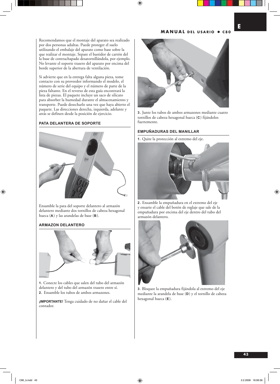 Tunturi C80 User Manual | Page 43 / 70