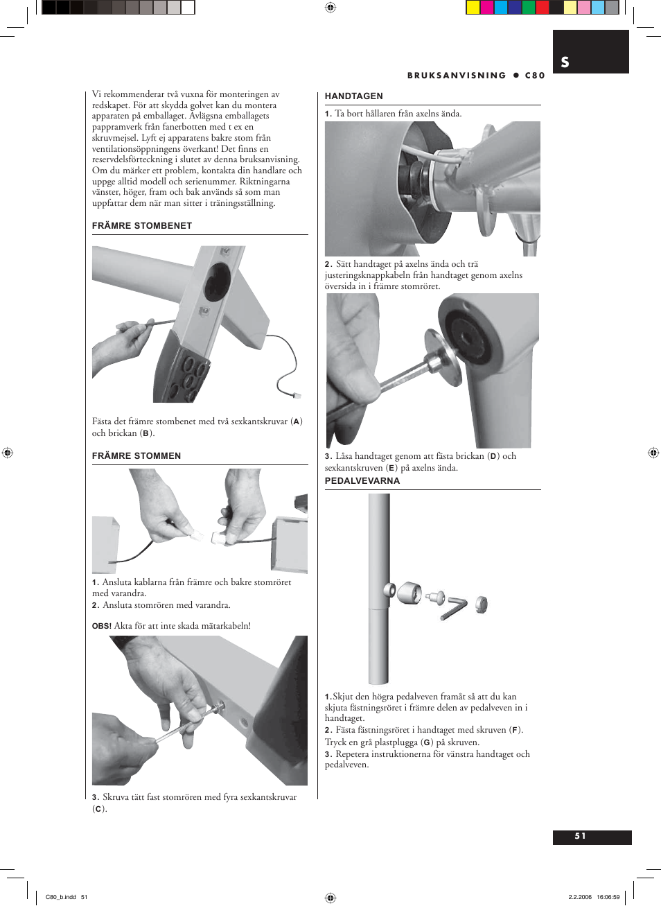 Tunturi C80 User Manual | Page 51 / 70