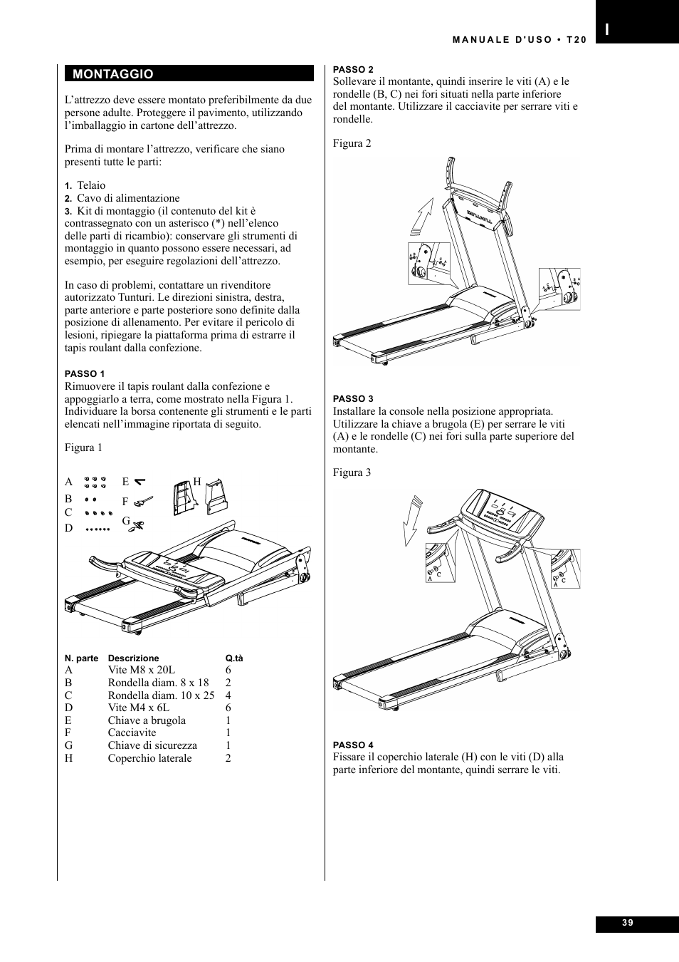 Tunturi T20 User Manual | Page 39 / 76