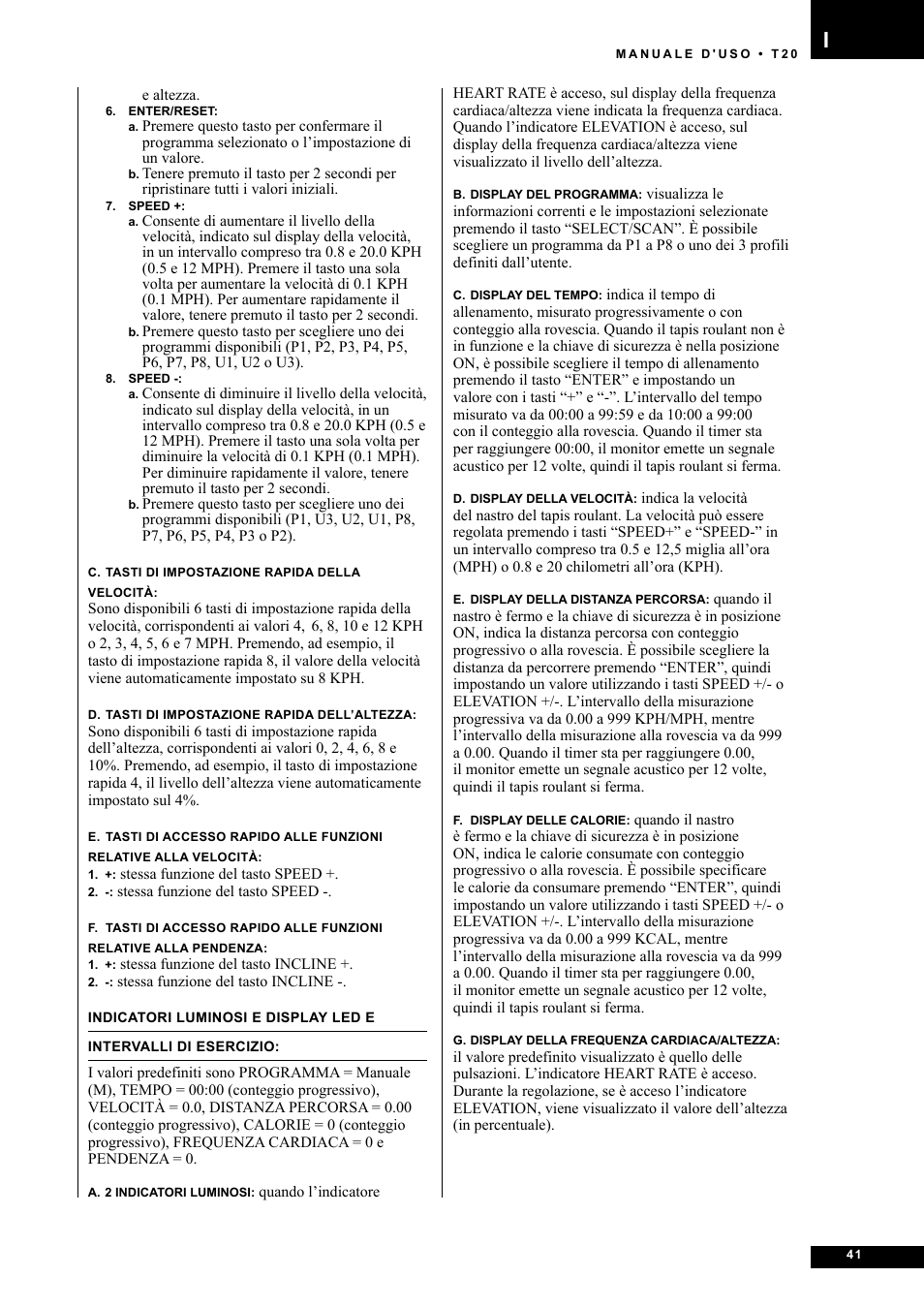 Tunturi T20 User Manual | Page 41 / 76