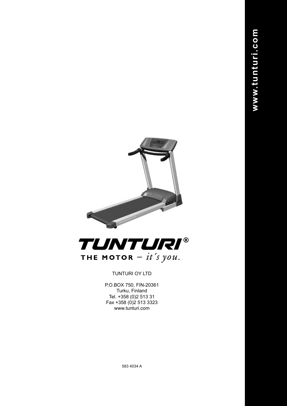 W.t u n tu ri .c o m | Tunturi T20 User Manual | Page 76 / 76