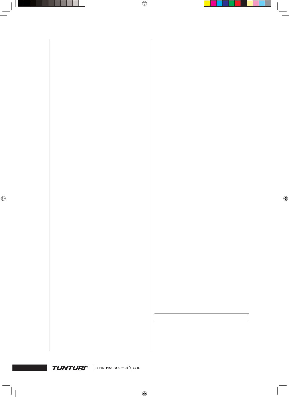 Tunturi T50 User Manual | Page 2 / 84