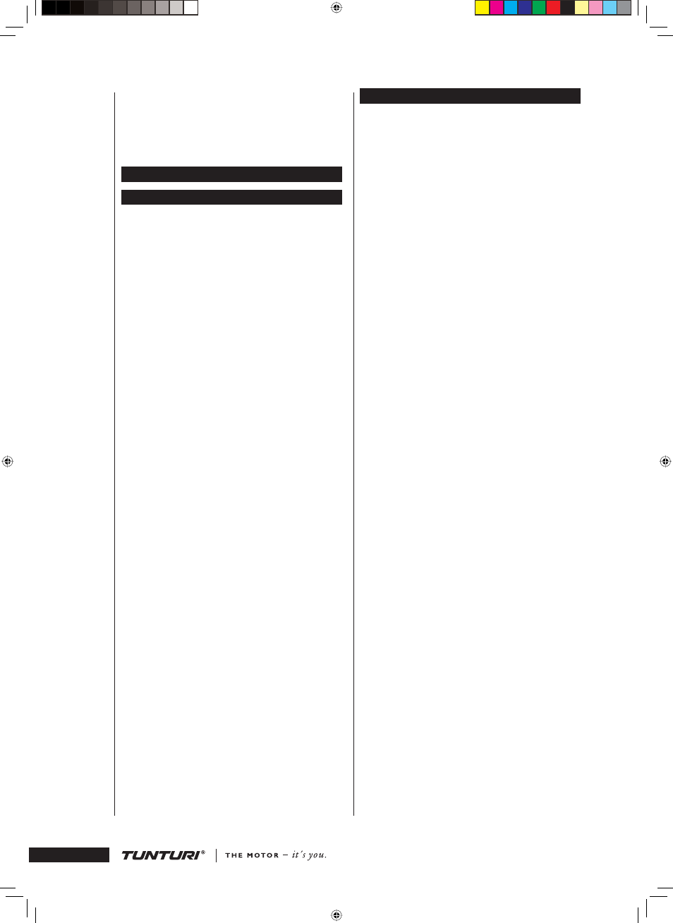 Tunturi T50 User Manual | Page 20 / 84