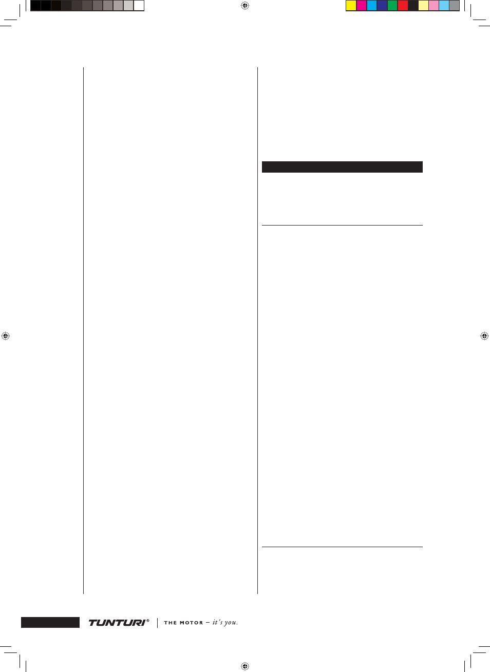 Tunturi T50 User Manual | Page 28 / 84