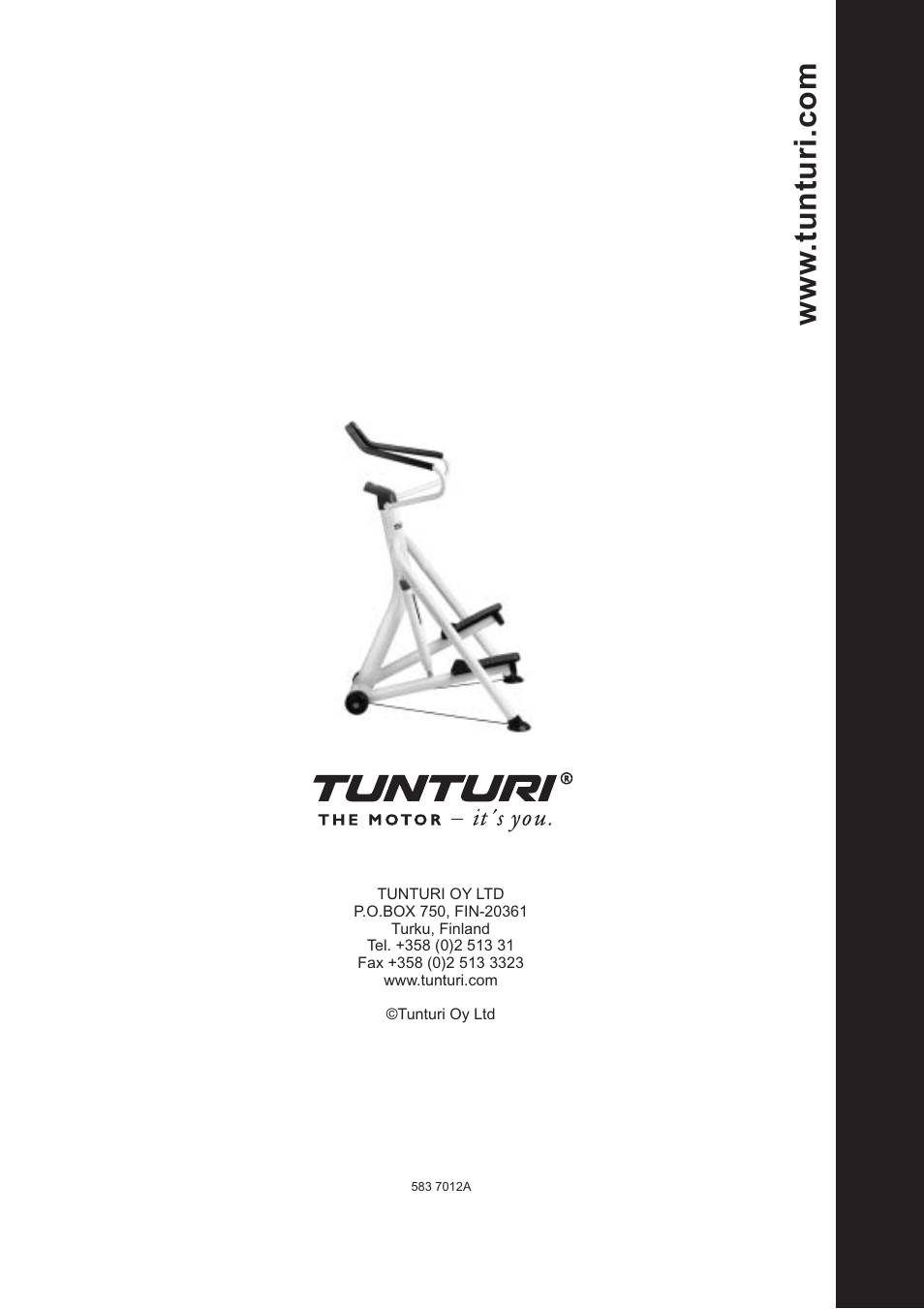 Tunturi S30 User Manual | Page 38 / 38