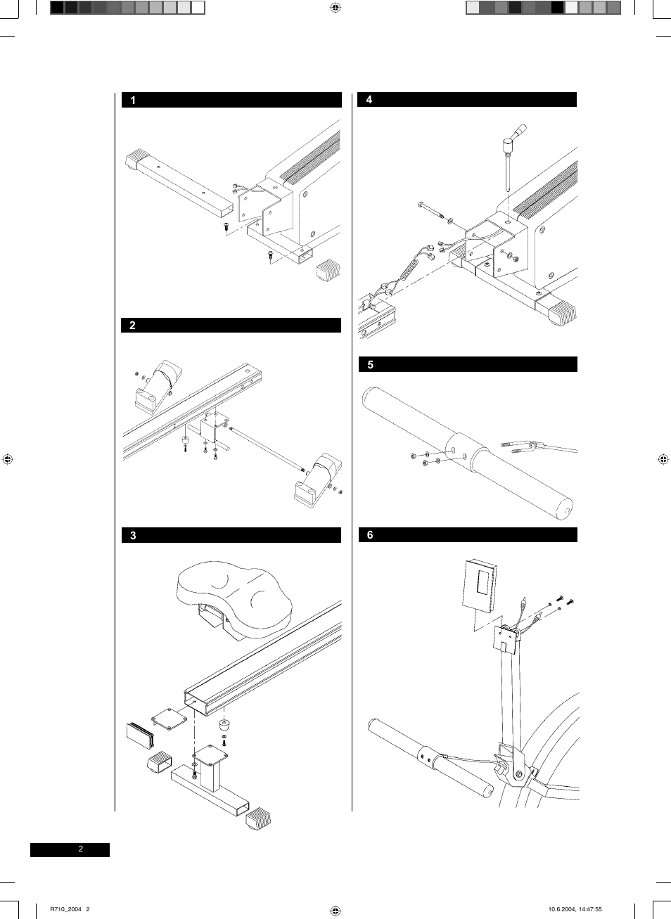 Tunturi R 710 User Manual | Page 2 / 28