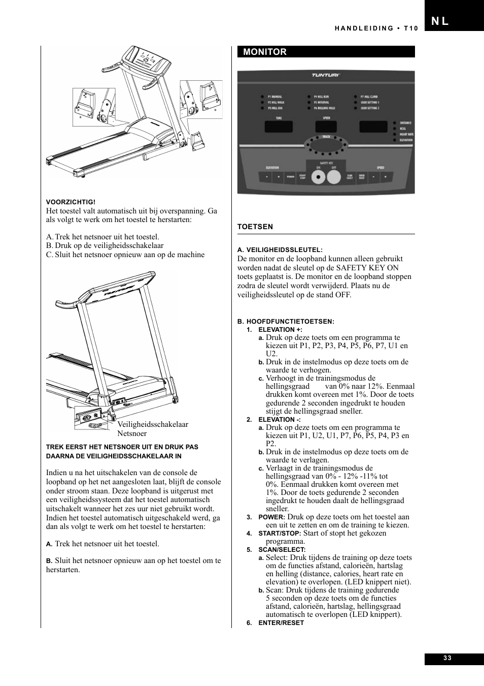 Tunturi Competence T10 User Manual | Page 33 / 84