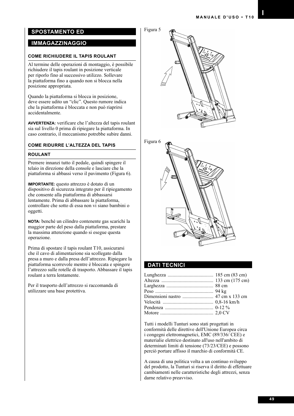 Tunturi Competence T10 User Manual | Page 49 / 84