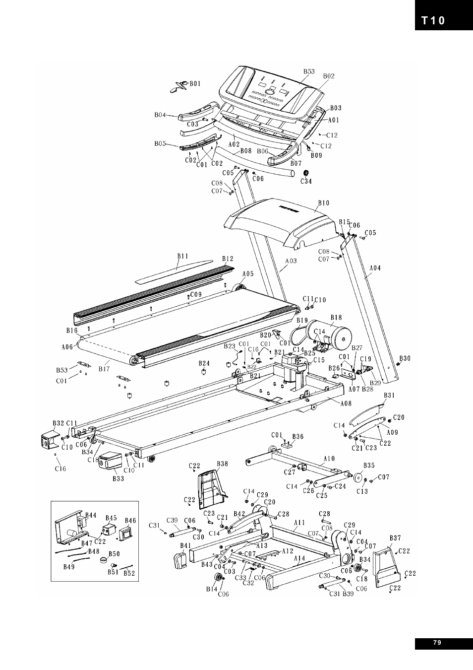 T 1 0 | Tunturi Competence T10 User Manual | Page 79 / 84
