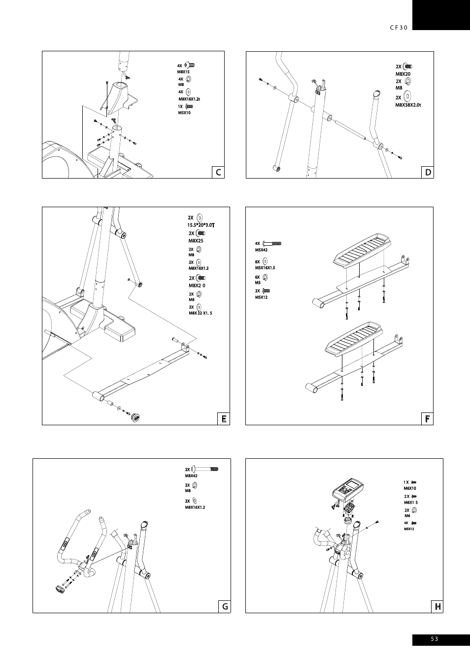 Tunturi CF30 User Manual | Page 53 / 60