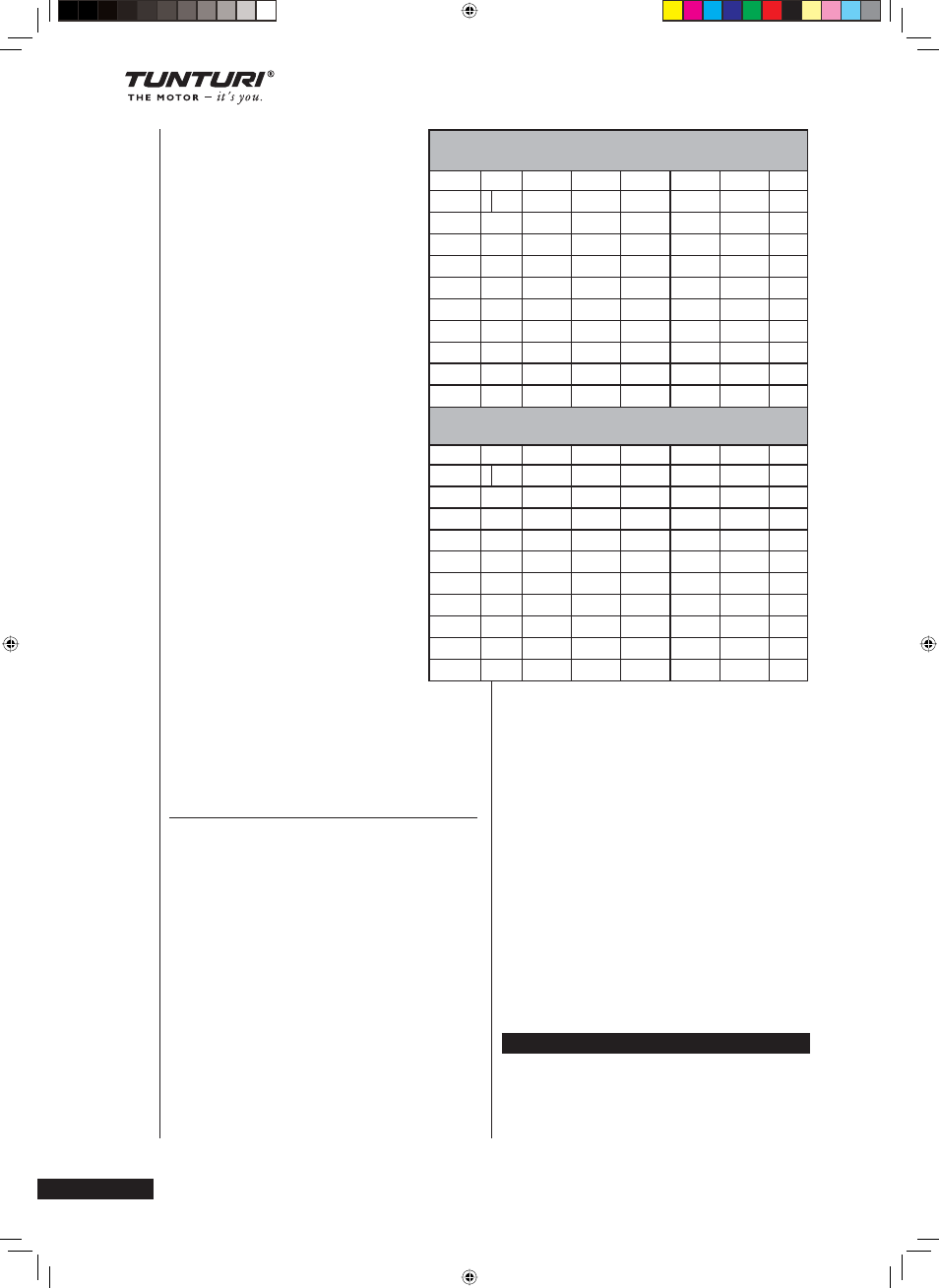 Tunturi T60F User Manual | Page 82 / 102