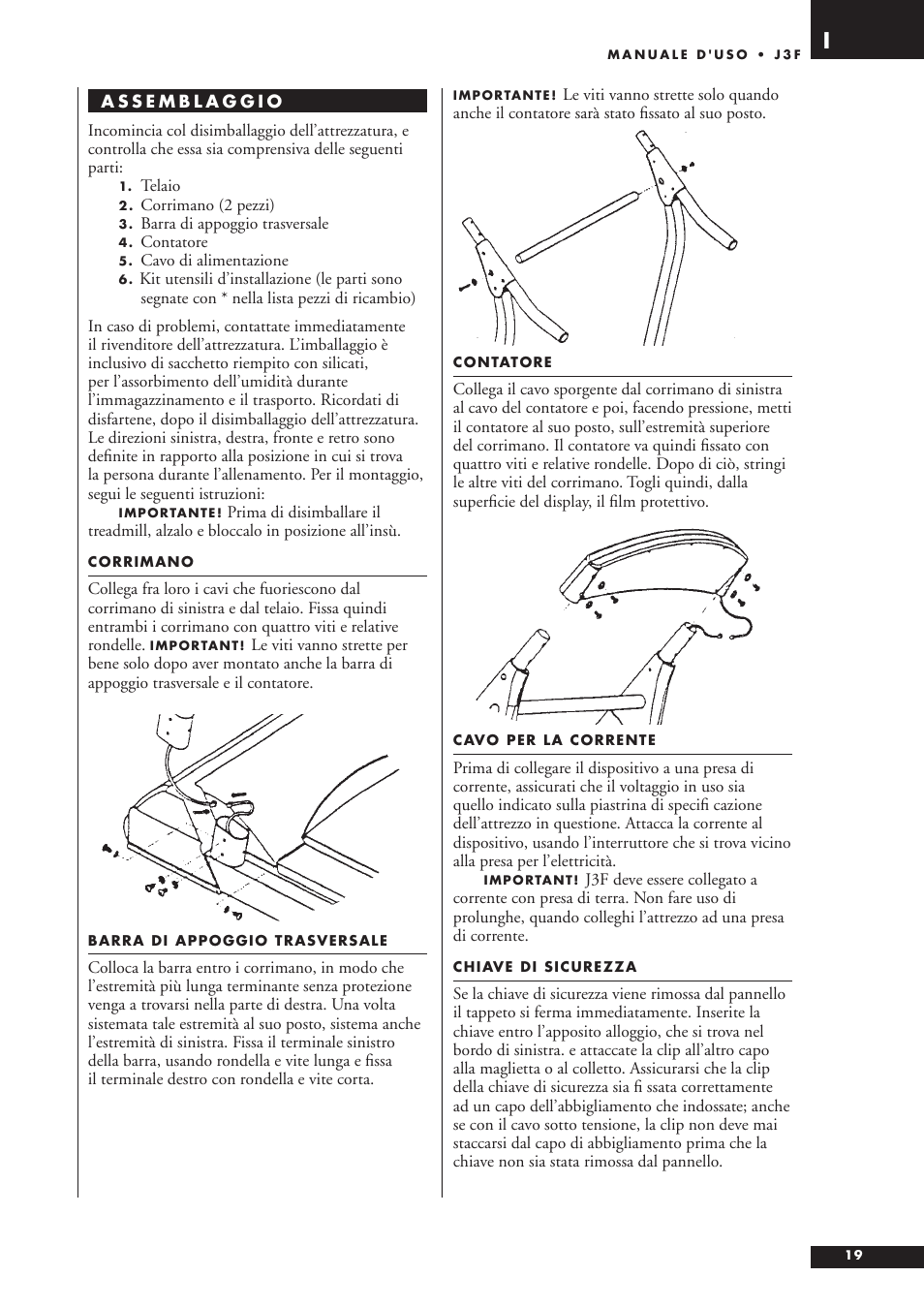 Tunturi J3F User Manual | Page 19 / 48