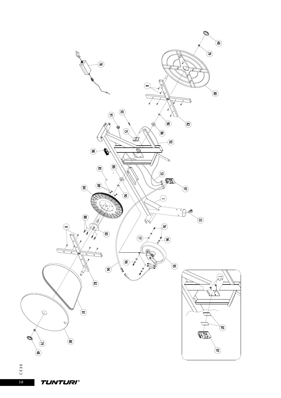 Tunturi CE30 User Manual | Page 58 / 60