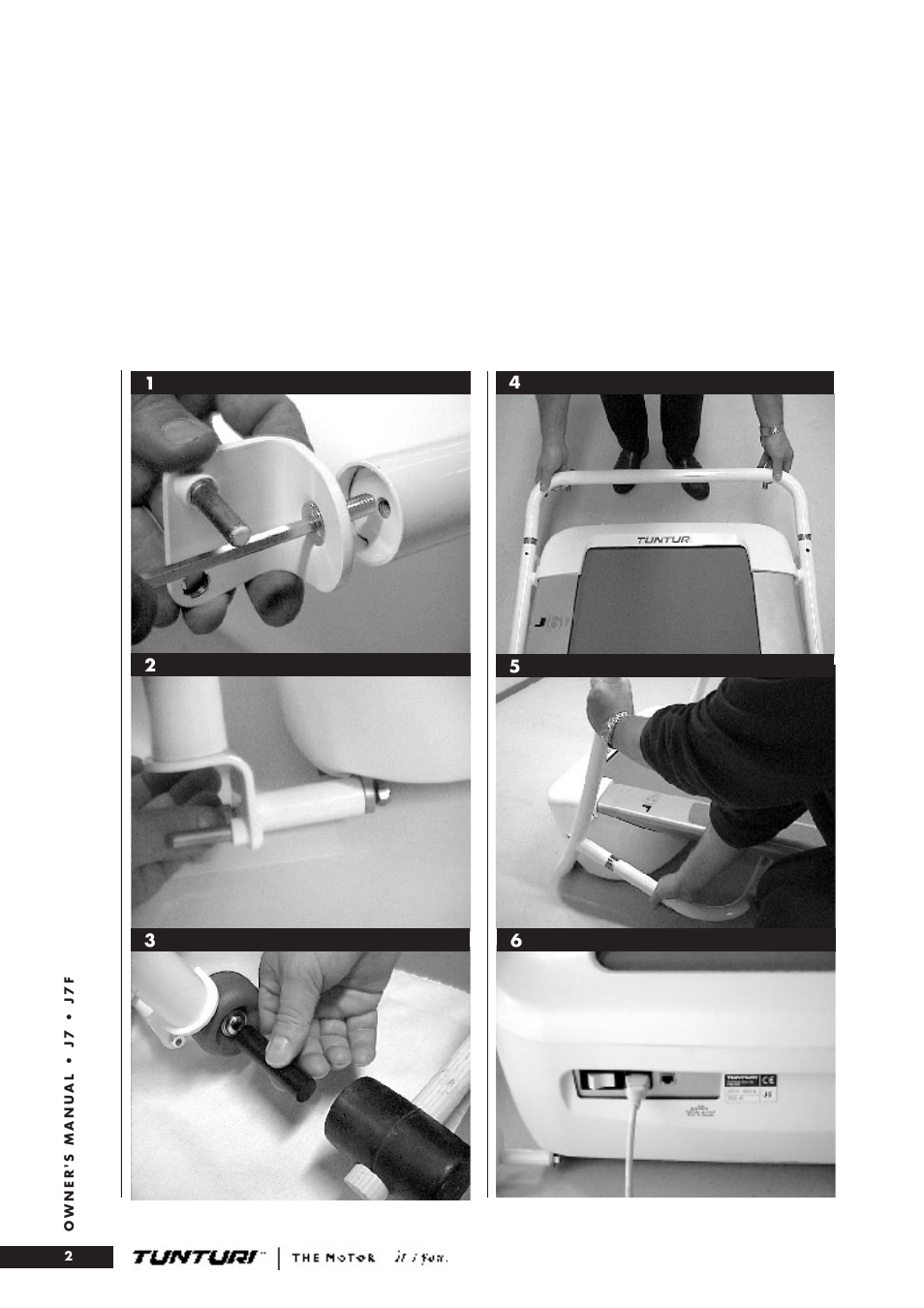 Tunturi J7 User Manual | Page 2 / 14