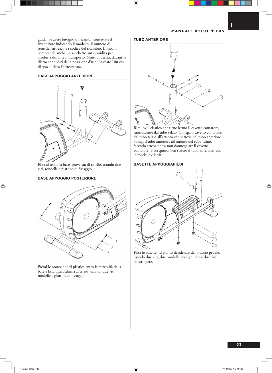 Tunturi C35 User Manual | Page 33 / 68