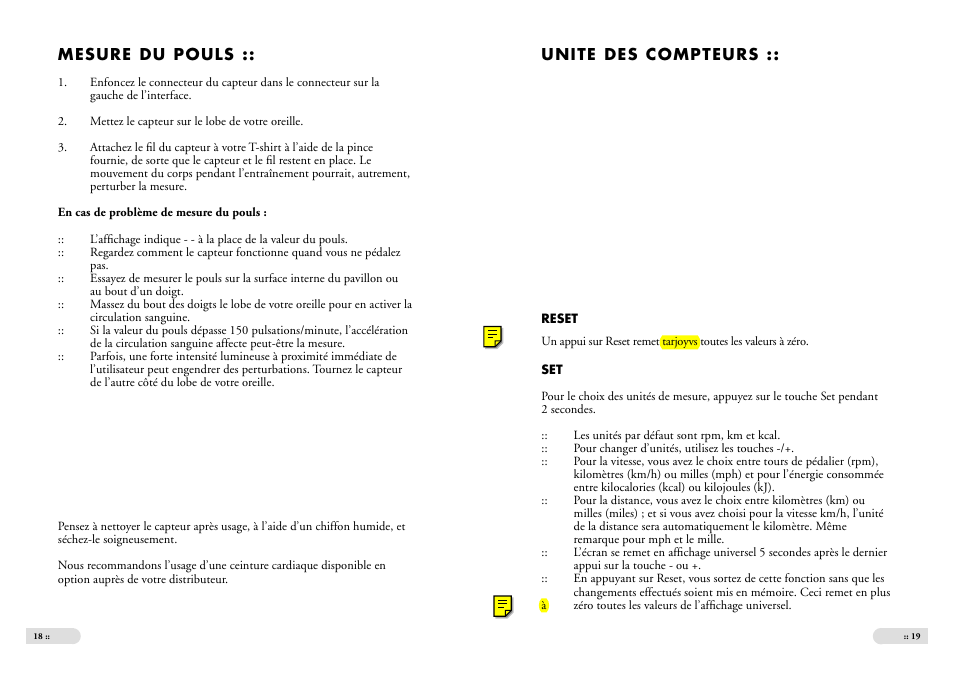 Tunturi E 2 User Manual | Page 10 / 25