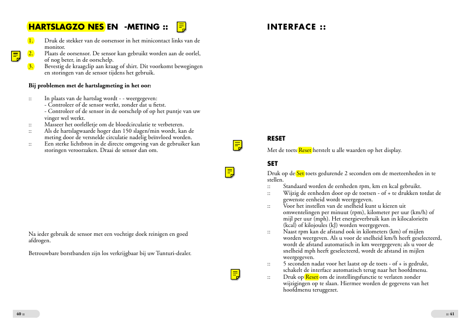 Tunturi E 2 User Manual | Page 21 / 25