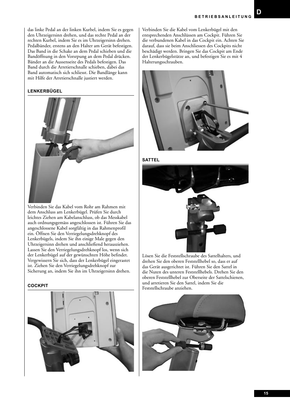 Tunturi E60 User Manual | Page 15 / 92