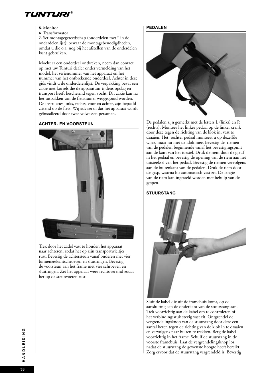 Tunturi E60 User Manual | Page 38 / 92