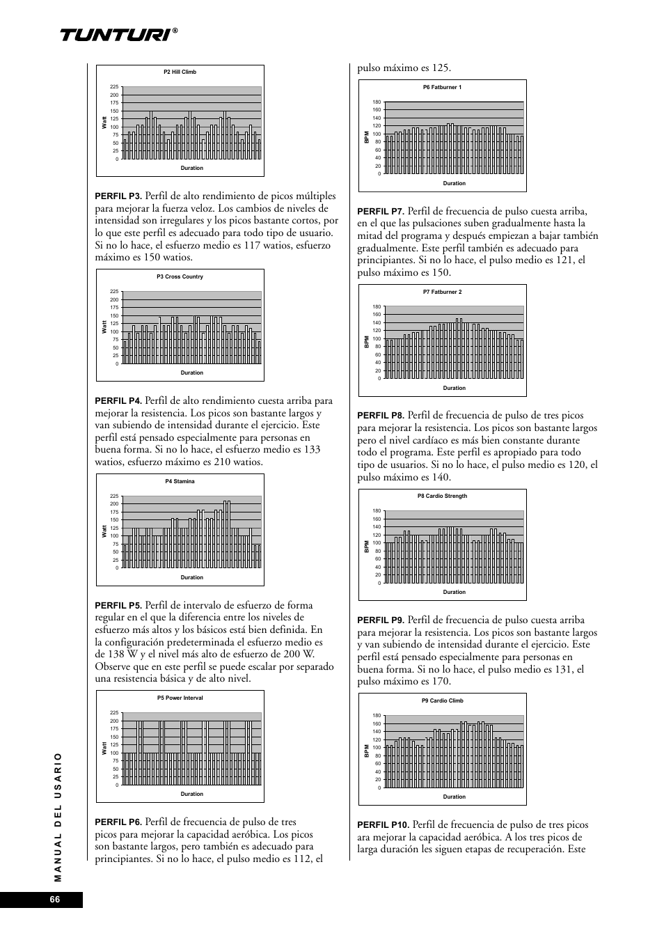 Tunturi E60 User Manual | Page 66 / 92