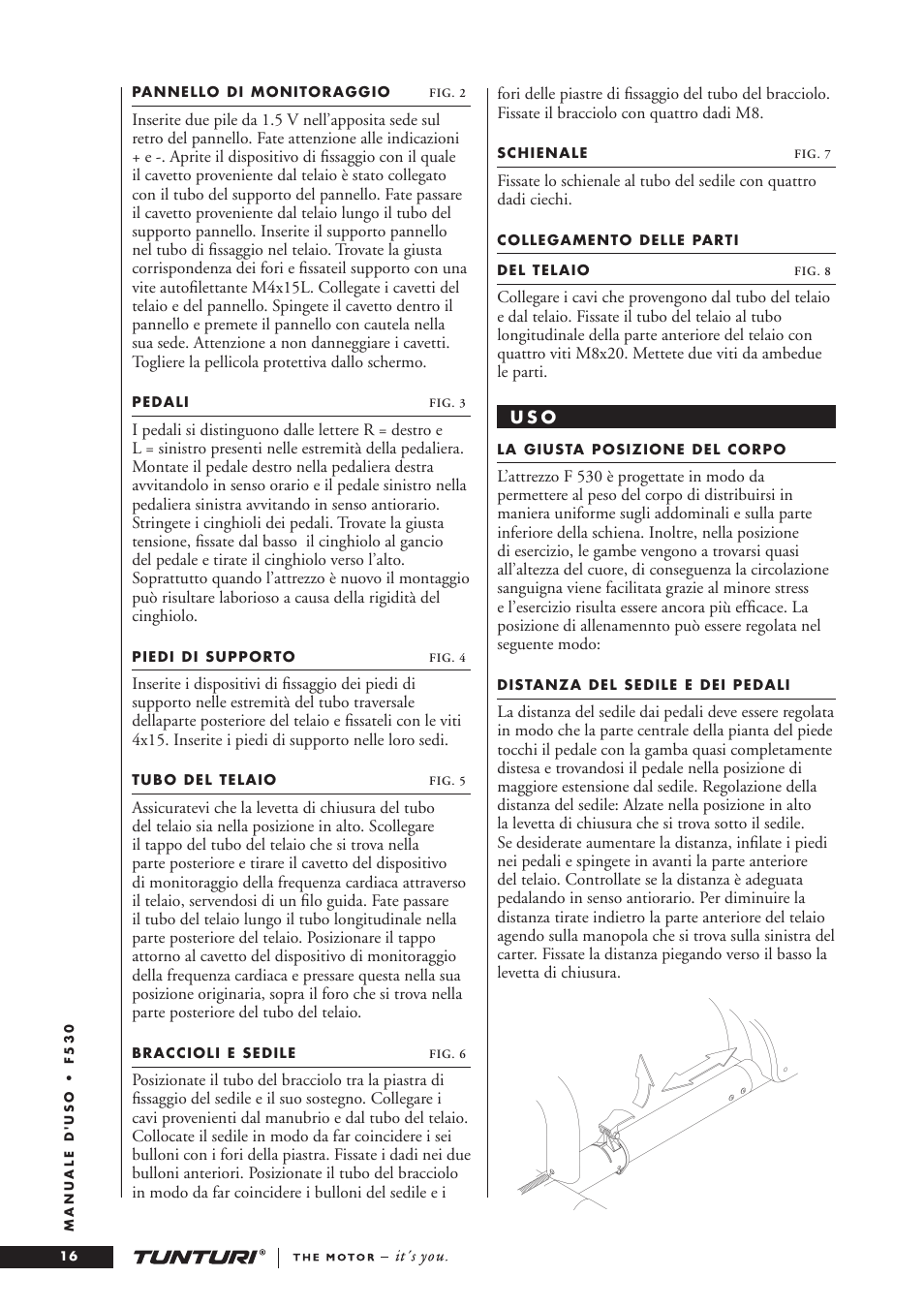 Tunturi F53O User Manual | Page 16 / 36