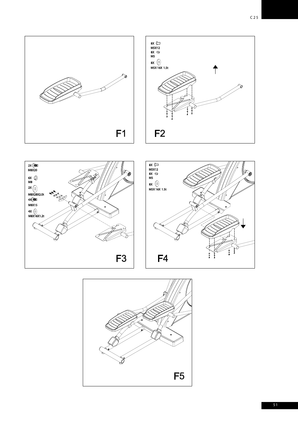 Tunturi C25 User Manual | Page 51 / 60