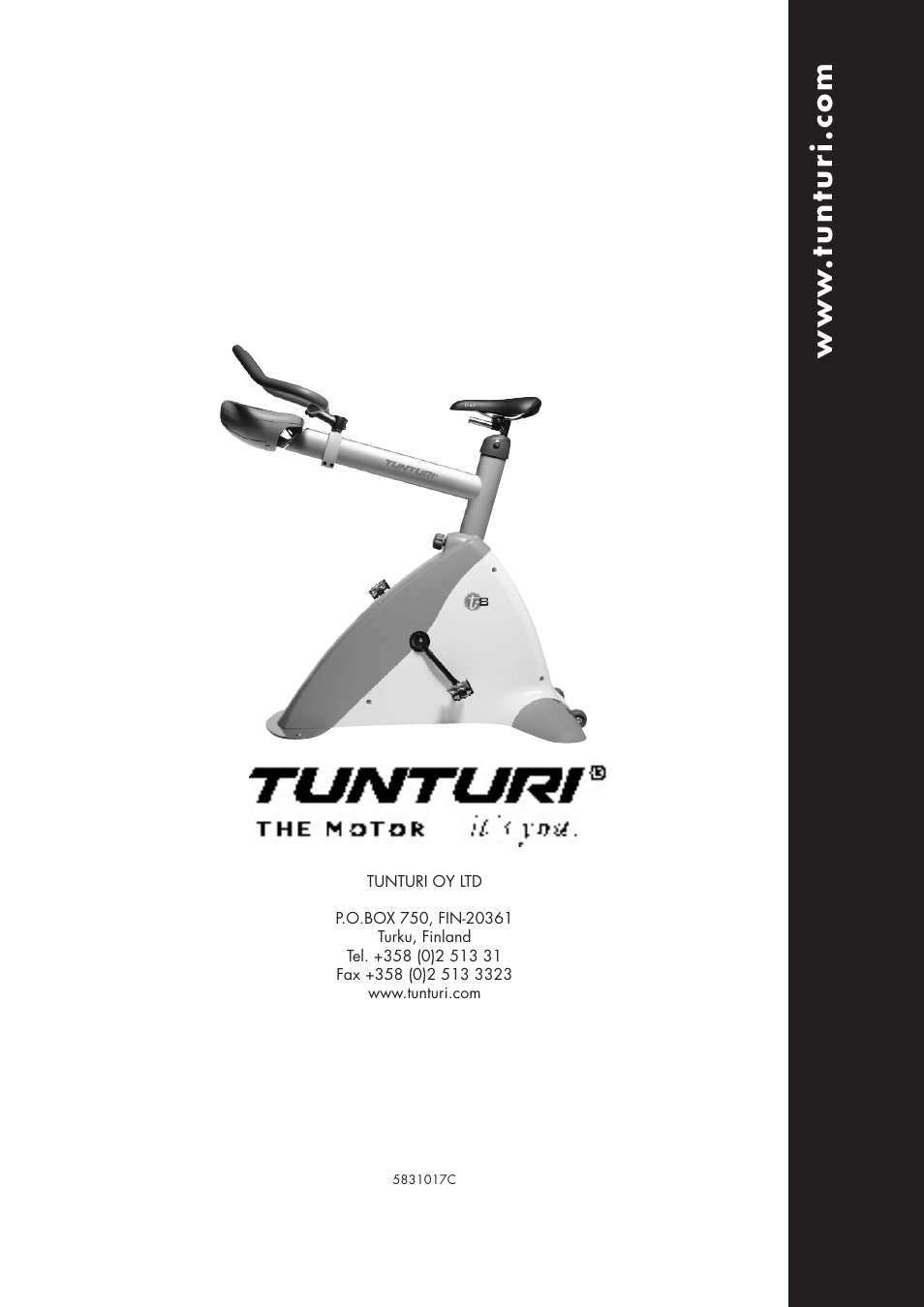 W.t u n tu ri .c o m | Tunturi T8 User Manual | Page 36 / 36